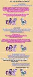 Size: 504x1187 | Tagged: safe, artist:verve, maud pie, twilight sparkle, alicorn, earth pony, genie, pony, ask genie twilight, g4, comic, female, geniefied, mare, pixel art, treelight sparkle, twilight sparkle (alicorn)