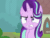 Size: 320x240 | Tagged: safe, edit, edited screencap, screencap, starlight glimmer, pony, unicorn, g4, the parent map, angry, animated, behaving like a cat, caption, cropped, cute, cute when angry, ears back, female, gif, glimmerbetes, gritted teeth, image macro, madorable, mare, ragelight glimmer, rawr, roar, shrunken pupils, sire's hollow, solo, text