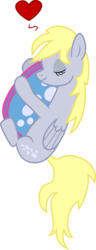 Size: 5000x13040 | Tagged: safe, artist:lman225, derpy hooves, pegasus, pony, g4, female, mare, pillow, simple background, sleeping, solo, transparent background, vector