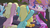 Size: 1920x1080 | Tagged: safe, screencap, berry punch, berryshine, cheerilee, citrine spark, dark moon, fancypants, fleur-de-lis, golden crust, graphite, junebug, linky, millie, november rain, peppermint goldylinks, princess celestia, princess luna, sassaflash, shoeshine, twilight sparkle, twinkleshine, written script, alicorn, earth pony, pegasus, pony, unicorn, g4, my little pony: friendship is magic, the summer sun setback, butt, cheering, discovery family logo, female, friendship student, male, mare, microphone, plot, sitting, speaker, stage, stallion, twilight sparkle (alicorn)