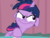 Size: 1234x937 | Tagged: safe, screencap, twilight sparkle, alicorn, pony, a trivial pursuit, g4, cropped, evil smile, faic, female, floppy ears, grin, mare, messy mane, smiling, solo, twilight snapple, twilight sparkle (alicorn)