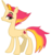 Size: 3000x3200 | Tagged: safe, alternate version, artist:cheezedoodle96, fire flare, pony, unicorn, g4, the summer sun setback, .svg available, aside glance, concave belly, female, high res, lidded eyes, looking at you, mare, missing accessory, raised eyebrow, simple background, slender, smiling, solo, svg, thin, transparent background, vector