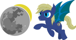 Size: 9359x4977 | Tagged: safe, artist:tikibat, derpibooru exclusive, oc, oc only, oc:silver eclipse, bat pony, pony, bat pony oc, bat wings, cutie mark, ear fluff, fangs, flying, male, membranous wings, simple background, slit pupils, solo, stallion, transparent background, vector, wings