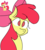 Size: 894x1000 | Tagged: safe, artist:treble clefé, apple bloom, earth pony, pony, g4, bow, bust, cute, female, solo