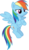 Size: 964x1681 | Tagged: safe, artist:frownfactory, rainbow dash, pegasus, pony, g4, the summer sun setback, .svg available, crossed arms, female, mare, simple background, solo, svg, transparent background, vector, wings