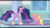 Size: 1920x1080 | Tagged: safe, screencap, luster dawn, twilight sparkle, alicorn, pony, g4, official, the last problem, concave belly, credits, dutch, female, height difference, josh haber, mare, netherlands, older, older twilight, older twilight sparkle (alicorn), physique difference, pony history, princess twilight 2.0, raised hoof, slender, tall, thin, twilight sparkle (alicorn)