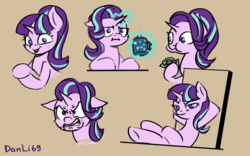Size: 3469x2160 | Tagged: safe, artist:danli69, starlight glimmer, pony, g4, :i, high res, i mean i see, ragelight glimmer, smug, smuglight glimmer, starlight says bravo, the many faces of starlight glimmer, welcome home twilight