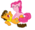 Size: 506x434 | Tagged: safe, artist:diana173076, cheese sandwich, pinkie pie, pony, g4, female, male, ship:cheesepie, shipping, straight