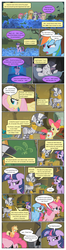 Size: 612x2320 | Tagged: safe, artist:newbiespud, edit, edited screencap, screencap, apple bloom, applejack, fluttershy, pinkie pie, rainbow dash, rarity, twilight sparkle, zecora, earth pony, pegasus, pony, unicorn, zebra, comic:friendship is dragons, bridle gossip, g4, appletini, bed, bit gag, blank flank, book, cauldron, comic, dialogue, ear piercing, earring, everfree forest, female, filly, floppy ears, floppy horn, flower, foal, freckles, frown, gag, golden oaks library, grin, gritted teeth, hat, hooves, horn, jewelry, mane six, mare, micro, neck rings, open mouth, piercing, pillow, poison joke, rainbow crash, saddle bag, screencap comic, sleeping, smiling, spitty pie, tongue out, twilight flopple, unicorn twilight, wings, zecora's hut