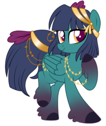Size: 1009x1202 | Tagged: safe, artist:crystal-tranquility, oc, oc only, oc:razzle dazzle, pegasus, pony, female, mare, simple background, solo, transparent background