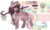 Size: 1982x1178 | Tagged: safe, artist:tay-niko-yanuciq, oc, oc only, unnamed oc, pegasus, pony, butt fluff, chest fluff, color palette, ear fluff, female, flower, rainbow tail, solo, stick, wing fluff