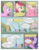 Size: 612x792 | Tagged: safe, artist:newbiespud, edit, edited screencap, screencap, apple bloom, daisy, flower wishes, fluttershy, lily, lily valley, pinkie pie, rainbow dash, rarity, roseluck, twilight sparkle, zecora, earth pony, pegasus, pony, unicorn, zebra, comic:friendship is dragons, bridle gossip, g4, my little pony: friendship is magic, cloak, clothes, comic, dialogue, ear piercing, earring, female, filly, flower, flower in hair, flower trio, flutterguy, hairity, jewelry, mare, neck rings, piercing, rainbow crash, screencap comic, shocked, spitty pie, the horror, twilight flopple, unicorn twilight