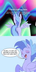 Size: 2894x5788 | Tagged: safe, artist:shelltoon, oc, oc only, oc:nimbostratus, pegasus, pony, and nothing of value was lost, androgynous, butt, dock, eyeshadow, makeup, plot, solo, tail, tumblr