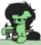 Size: 717x800 | Tagged: safe, artist:plunger, edit, editor:illuminartist, oc, oc only, oc:filly anon, pony, 4chan, alcohol, beer, bottle, female, filly, simple background, sitting, solo, transparent background, unamused