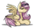 Size: 1000x800 | Tagged: safe, artist:cheluat, fluttershy, pony, g4, eyes closed, female, floral head wreath, flower, prone, signature, simple background, smiling, solo, transparent background