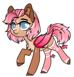 Size: 879x910 | Tagged: safe, artist:lazycloud, oc, oc only, bat pony, pony, female, mare, simple background, solo, transparent background