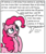 Size: 382x460 | Tagged: safe, artist:gingerfoxy, edit, pinkie pie, earth pony, pony, pony comic generator, g4, math, math problem, train