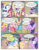 Size: 612x792 | Tagged: safe, artist:newbiespud, edit, edited screencap, screencap, berry punch, berryshine, cherry berry, cloud kicker, fluttershy, gala appleby, minuette, parasol, princess celestia, rarity, spring melody, sprinkle medley, twilight sparkle, twinkleshine, alicorn, earth pony, pegasus, pony, unicorn, comic:friendship is dragons, g4, apple, apple family member, clothes, comic, cup, dialogue, dress, eyes closed, female, food, glowing horn, horn, jewelry, magic, mare, pie, raised hoof, screencap comic, teacup, telekinesis, tiara, unicorn twilight, wide eyes