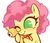 Size: 2237x1928 | Tagged: safe, artist:switchsugar, boneless, boneless 6, li'l cheese, bird, chicken, earth pony, pony, g4, my little pony: friendship is magic, the last problem, colored pupils, female, filly, solo