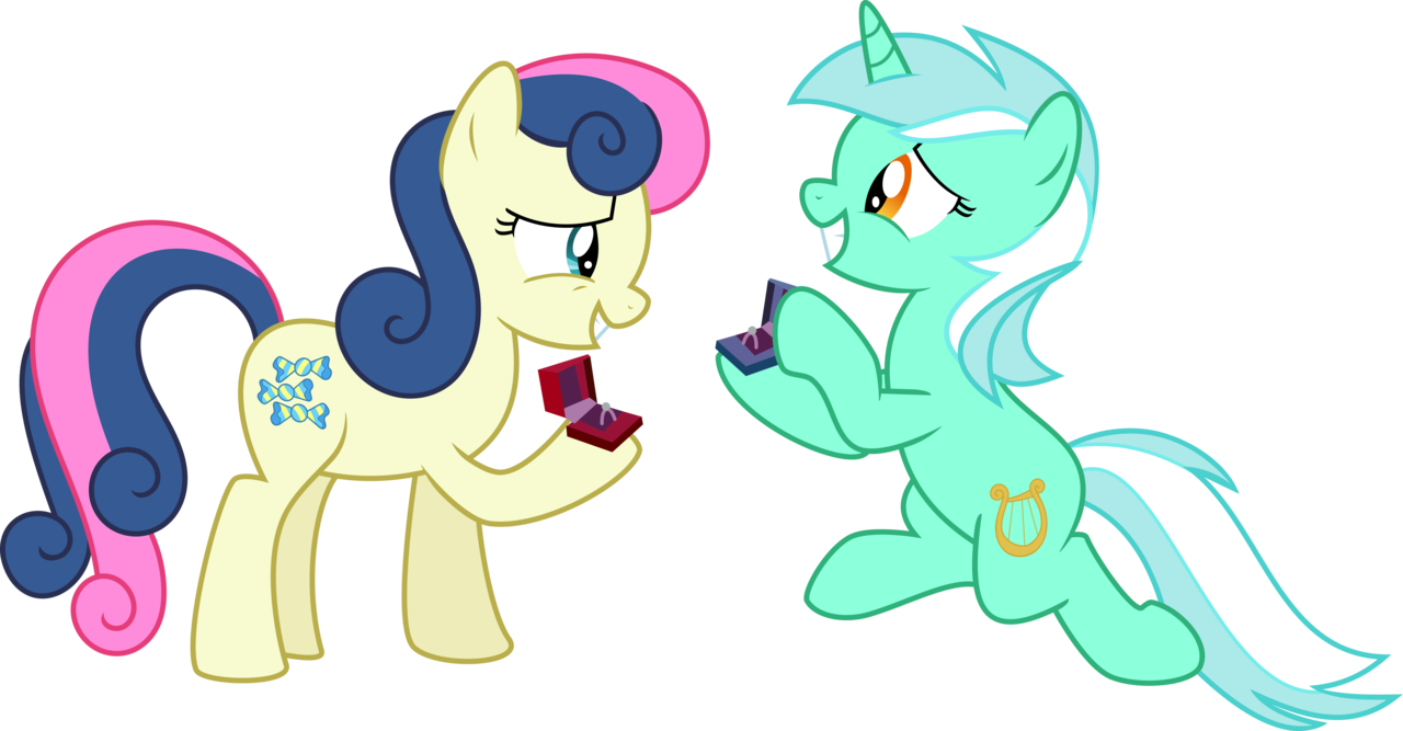 Lyra and bon bon married