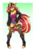 Size: 1800x2550 | Tagged: safe, artist:ambris, sunset shimmer, unicorn, anthro, unguligrade anthro, g4, beanie, boots, breasts, busty sunset shimmer, cleavage, clothes, collar, cute, daisy dukes, ear piercing, earring, eye clipping through hair, female, hat, hoof shoes, jacket, jewelry, leather jacket, leggings, looking at you, piercing, punk, shimmerbetes, shirt, shoes, shorts, smiling, socks, solo, stockings, thigh highs, torn clothes