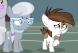 Size: 509x347 | Tagged: safe, screencap, pipsqueak, silver spoon, pony, g4, the ending of the end, leak, cropped