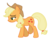 Size: 8683x6750 | Tagged: safe, artist:estories, applejack, earth pony, pony, g4, absurd resolution, female, mare, sad, simple background, solo, transparent background, vector, walking