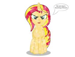 Size: 3300x2475 | Tagged: safe, artist:neriani, artist:starryoak, sunset shimmer, crystal pony, pony, unicorn, g4, crystallized, female, high res, mare, simple background, solo, transparent background