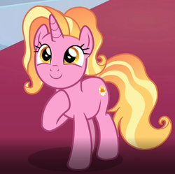 Size: 927x925 | Tagged: safe, screencap, luster dawn, pony, unicorn, g4, the last problem, cropped, cute, female, lusterbetes, solo