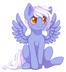 Size: 1034x1134 | Tagged: safe, artist:shady-bush, oc, oc only, oc:silver star, pegasus, pony, male, simple background, solo, stallion, transparent background