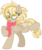 Size: 491x588 | Tagged: safe, artist:otakuchicky1, oc, oc only, pegasus, pony, clothes, female, mare, offspring, parent:derpy hooves, parent:feather bangs, parents:derpybangs, scarf, simple background, solo, tongue out, transparent background