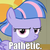 Size: 1024x1024 | Tagged: safe, edit, edited screencap, screencap, wind sprint, pegasus, pony, common ground, g4, my little pony: friendship is magic, angry, angry eyes, caption, cropped, female, filly, foal, freckles, grumpy, image macro, looking at you, pathetic, reaction image, serious, serious face, solo, text, unamused, wind sprint is not amused