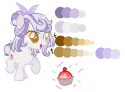 Size: 975x712 | Tagged: safe, artist:xxcutecookieswirlsxx, oc, oc only, oc:rose violet, pony, unicorn, base used, colored pupils, female, filly, offspring, parent:button mash, parent:sweetie belle, parents:sweetiemash, reference sheet, simple background, solo