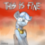 Size: 2560x2560 | Tagged: safe, artist:difis, oc, oc only, oc:snowy charm, crystal pony, pony, unicorn, commission, crystal pony oc, fire, headphones, high res, looking at you, male, meme, smiling, solo, stallion, this is fine, ych result