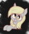 Size: 822x946 | Tagged: safe, artist:t72b, derpibooru exclusive, derpy hooves, pegasus, pony, g4, abstract background, bust, cute, derpabetes, female, head tilt, looking at you, portrait, smiling, solo