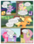 Size: 612x792 | Tagged: safe, artist:newbiespud, edit, edited screencap, screencap, applejack, fluttershy, pinkie pie, spike, twilight sparkle, dragon, earth pony, pegasus, pony, unicorn, comic:friendship is dragons, g4, comic, dialogue, dragons riding ponies, eyes closed, female, flying, freckles, hat, male, mare, riding, screencap comic, slit pupils, smiling, smirk, spike riding twilight, tree, unicorn twilight