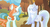 Size: 1660x884 | Tagged: safe, artist:6-fingers-lover, oc, oc only, oc:smooth blue, oc:star tail, alicorn, pony, unicorn, alicorn oc, autumn, base used, female, forest, glasses, half-siblings, magical lesbian spawn, mare, offspring, parent:rainbow dash, parent:sunset shimmer, parent:twilight sparkle, parents:sunsetdash, parents:twidash, tree