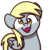 Size: 1000x1000 | Tagged: safe, artist:sugar morning, part of a set, derpy hooves, pegasus, pony, g4, :3, bust, cute, derpabetes, female, looking at you, mare, mummy red girl is red, mummy she pushed red, open mouth, rugrats, simple background, smiling, solo, sugar morning's smiling ponies, transparent background