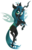 Size: 3868x6000 | Tagged: safe, artist:belka-sempai, queen chrysalis, changeling, changeling queen, g4, absurd resolution, crown, cute, cutealis, female, jewelry, looking at you, rearing, regalia, simple background, smiling, solo, stray strand, three quarter view, transparent background
