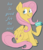 Size: 803x923 | Tagged: safe, artist:corgitheborki, fluttershy, pegasus, pony, g4, female, food, simple background, solo, tea