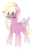 Size: 1432x2074 | Tagged: safe, artist:tsand106, oc, oc only, oc:trouble, pegasus, pony, female, halo, mare, mouth hold, paintbrush, solo