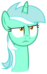 Size: 7300x11500 | Tagged: safe, artist:tardifice, lyra heartstrings, pony, g4, absurd resolution, bust, female, mare, portrait, simple background, solo, transparent background, unamused, vector
