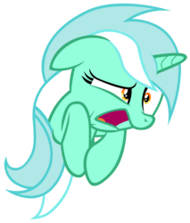 Size: 7000x8200 | Tagged: safe, artist:tardifice, lyra heartstrings, pony, g4, rarity takes manehattan, absurd resolution, faic, female, hyperventilating, open mouth, raised eyebrow, simple background, solo, transparent background, vector