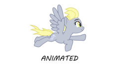 Size: 853x480 | Tagged: safe, artist:age3rcm, derpy hooves, pegasus, pony, g4, animated, animated png, certificate, female, flying