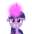 Size: 7296x7693 | Tagged: safe, artist:ejlightning007arts, twilight sparkle, alicorn, pony, g4, season 9, the ending of the end, crying, female, floppy ears, magic, scared, simple background, solo, teary eyes, transparent background, twilight sparkle (alicorn), vector