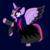 Size: 1000x1000 | Tagged: safe, artist:php185, edit, twilight sparkle, alicorn, pony, g4, black dress, clothes, dress, eyeshadow, female, goth, makeup, mare, pose, solo, twilight sparkle (alicorn), vector