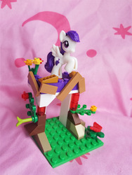 Size: 484x645 | Tagged: safe, sugar grape, pegasus, pony, g4, bootleg, bootleg lego, irl, my little lony, photo, solo, toy