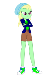 Size: 1124x1590 | Tagged: safe, artist:biggernate91, editor:biggernate91, oc, oc only, oc:joy stick, equestria girls, g4, beanie, clothes, converse, hat, inkscape, shoes, shorts, sneakers, solo, vector