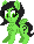 Size: 116x152 | Tagged: safe, artist:enragement filly, oc, oc only, oc:filly anon, pegasus, pony, female, filly, pixel art, solo, surprised