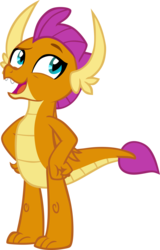 Size: 4116x6412 | Tagged: safe, artist:memnoch, smolder, dragon, g4, cute, female, open mouth, simple background, smolderbetes, solo, transparent background, vector